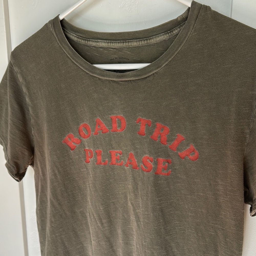 Billabong Olive Green 'Road Trip Please' T-Shirt